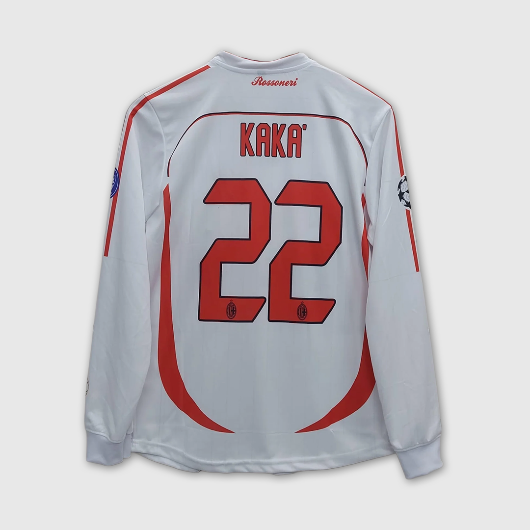 AC Milan 2006–07 UEFA Champions League Final Away Long Sleeve Jersey